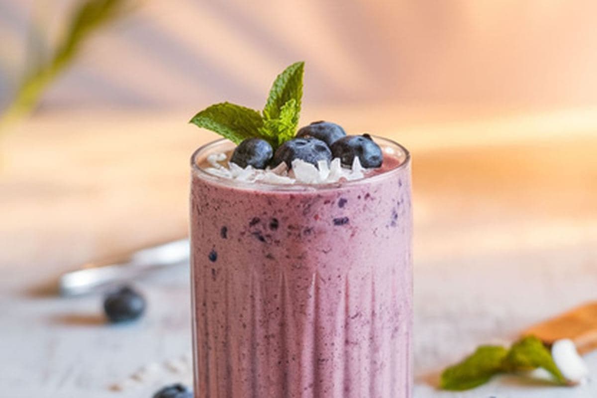 Blueberry Coconut Bliss Smoothie