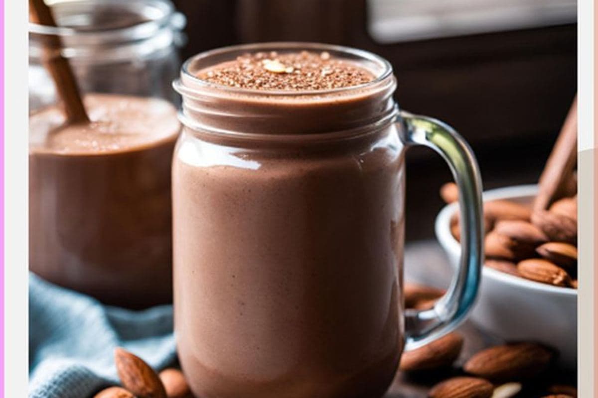 Chocolate Almond Protein Smoothie