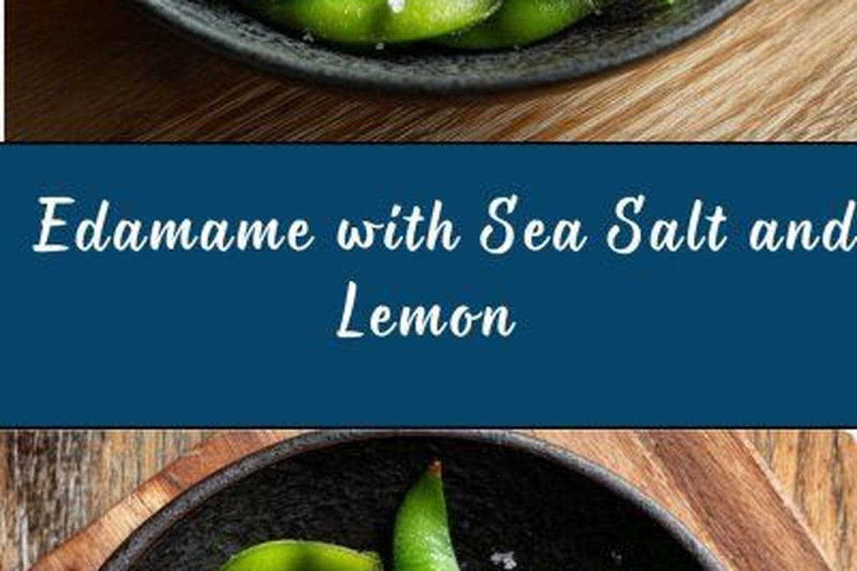 Edamame With Sea Salt & Lemon