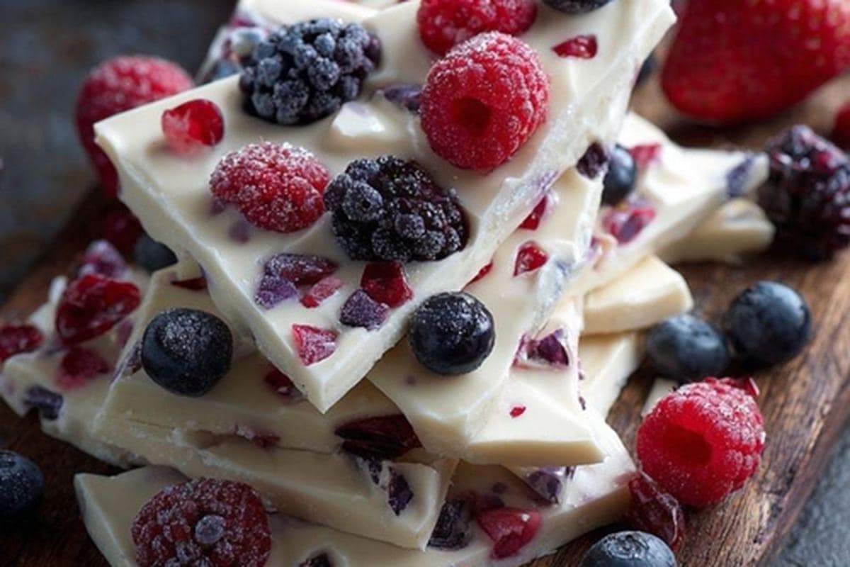Greek Yogurt & Berry Bark