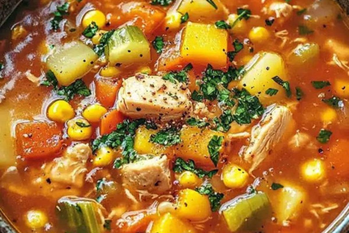 Hearty Chicken Vegetable Soup