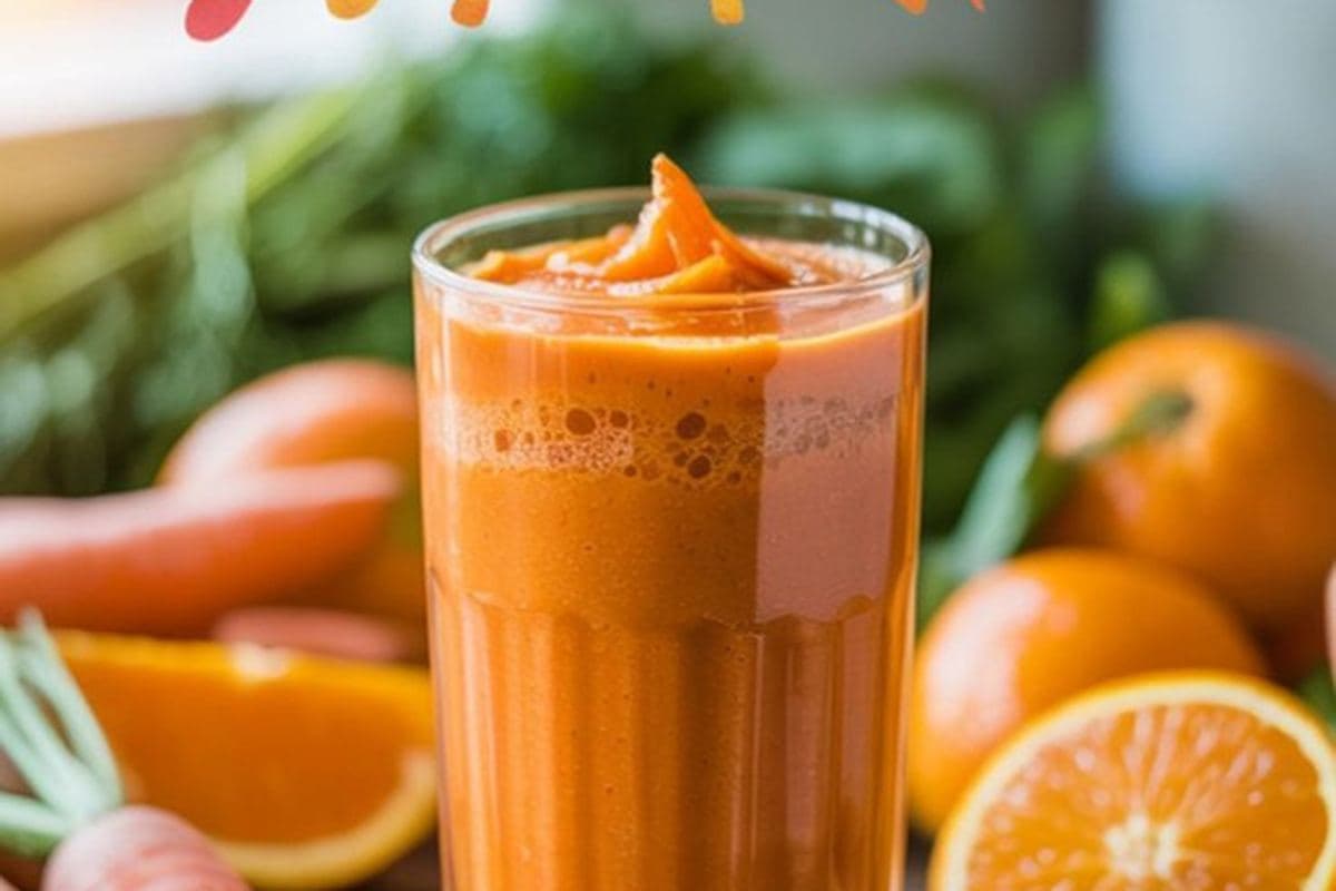 Radiant Carrot-Orange Glow Smoothie