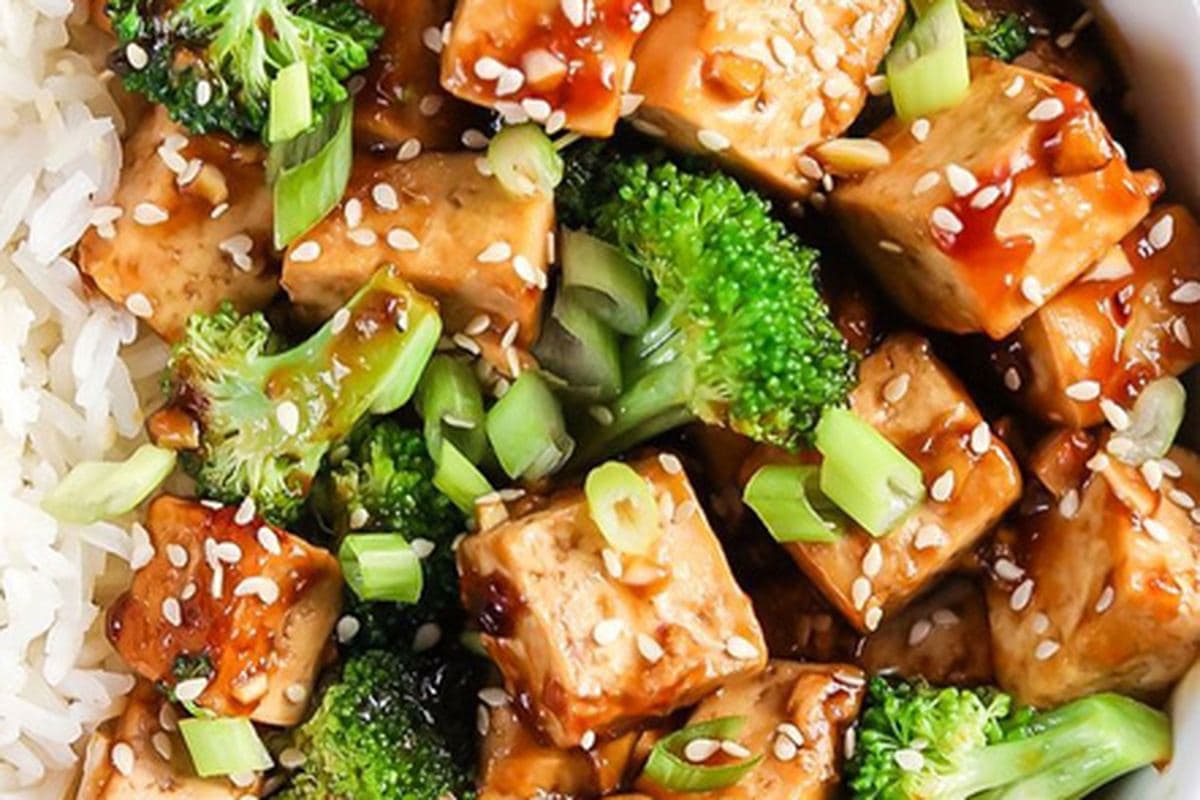 Teriyaki Tofu With Broccoli