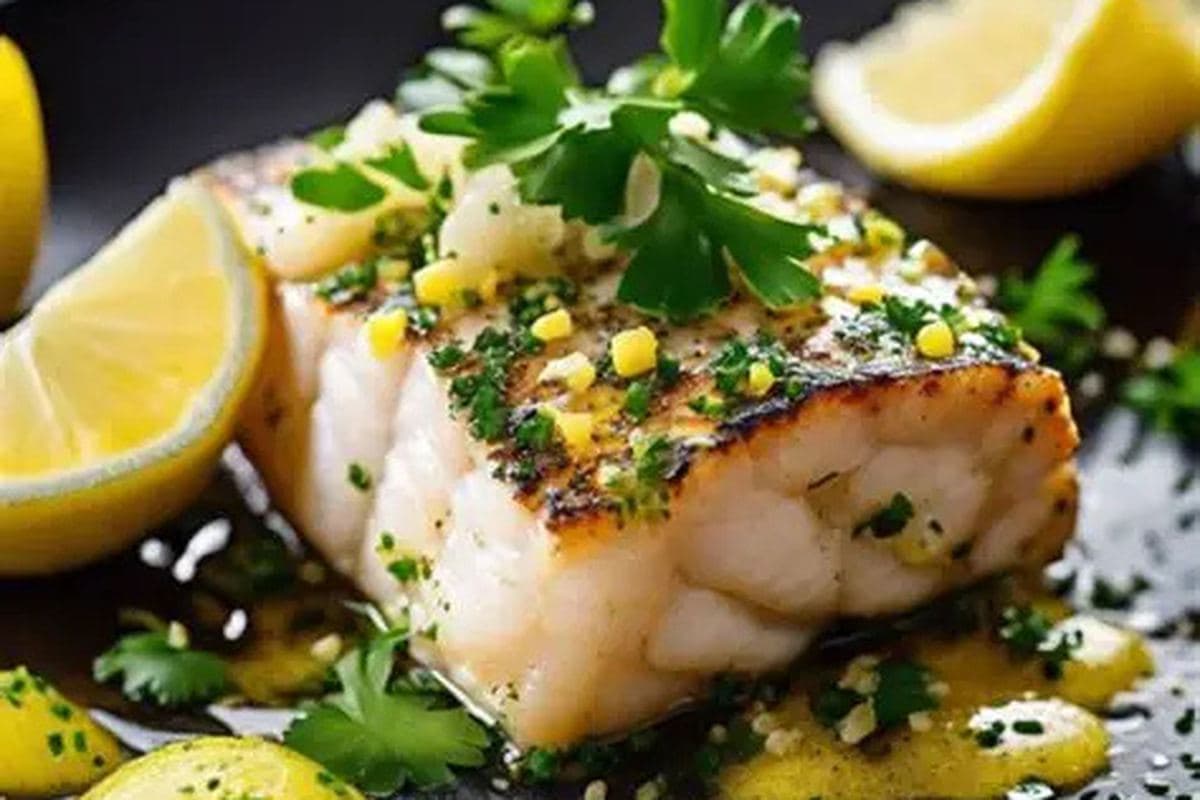 Zesty Lemon Herb Cod
