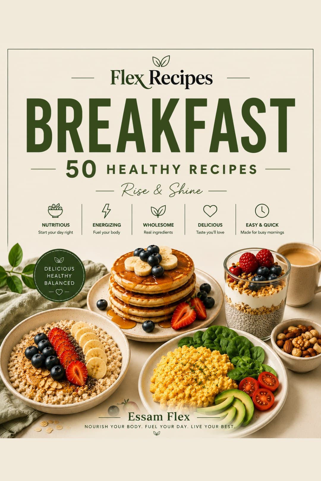 Cover page from the Flex Recipes cookbook
