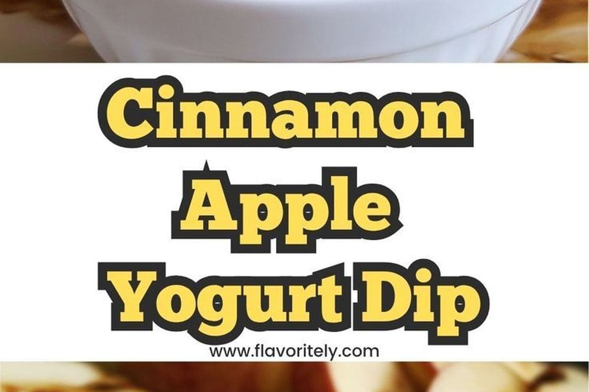 Apple Cinnamon Greek Yogurt Dip