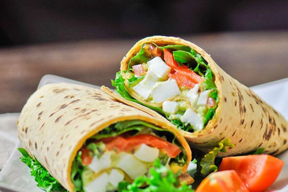 Avocado Egg Salad Wrap