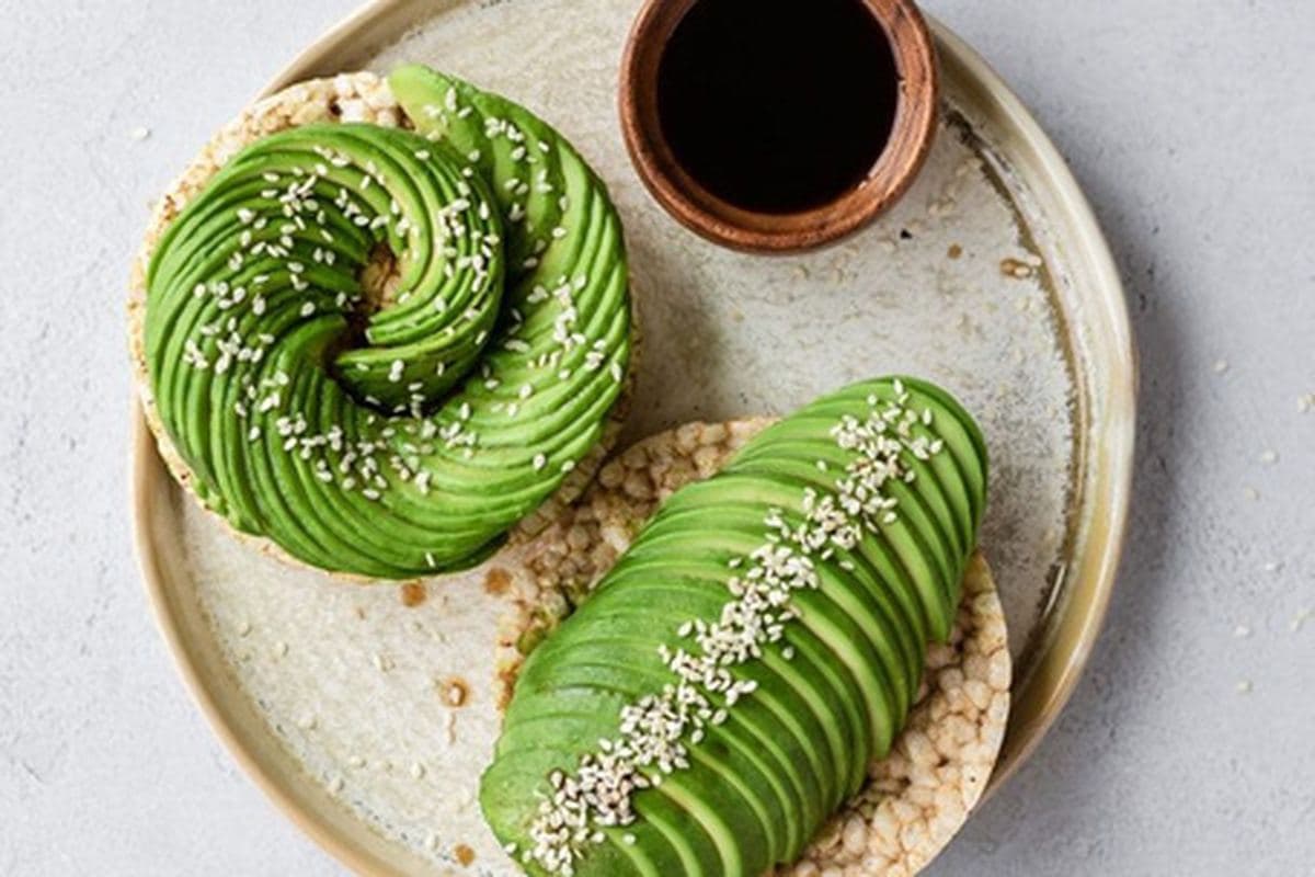 Avocado Rice Cake Crunch