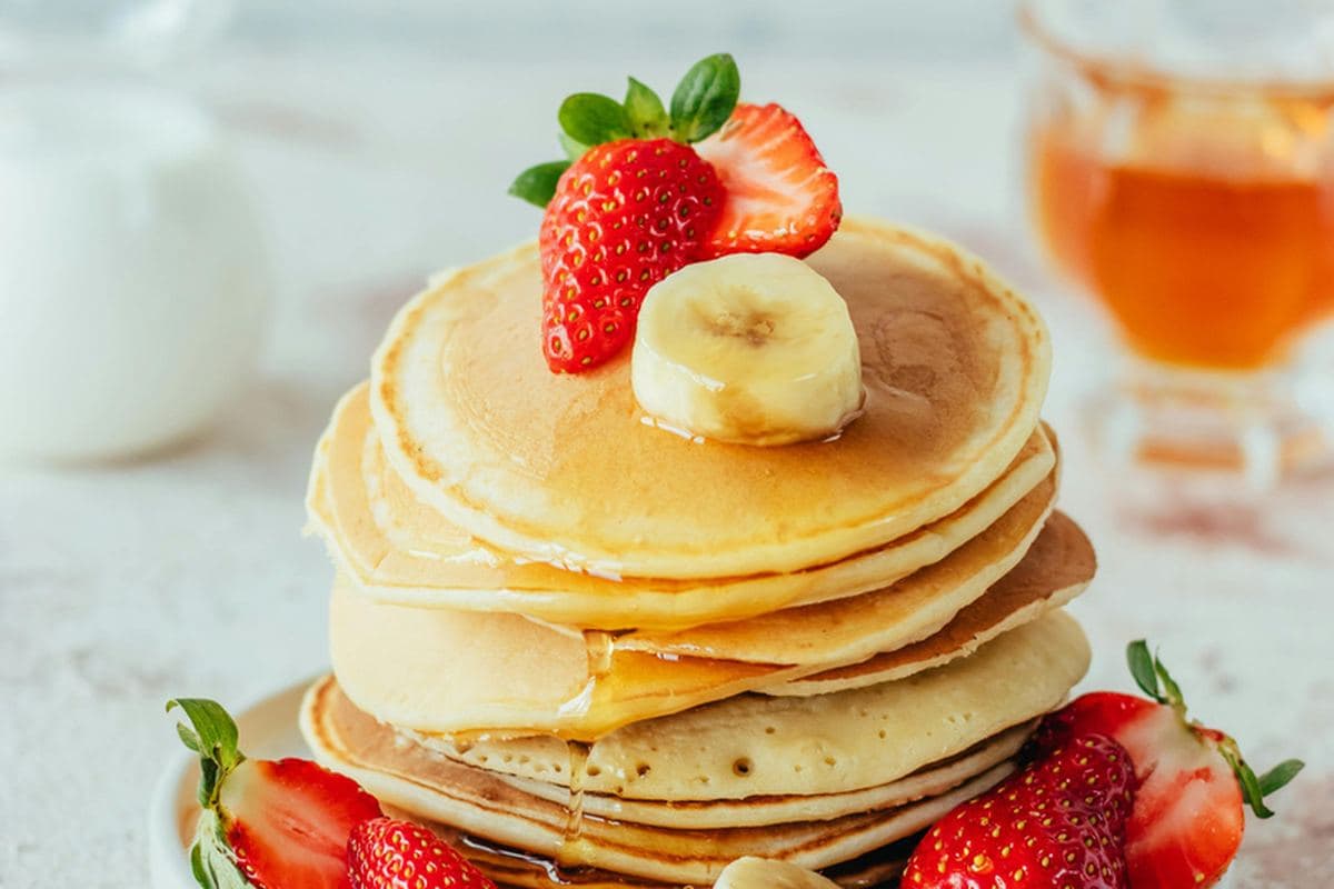 Banana Oat Pancakes