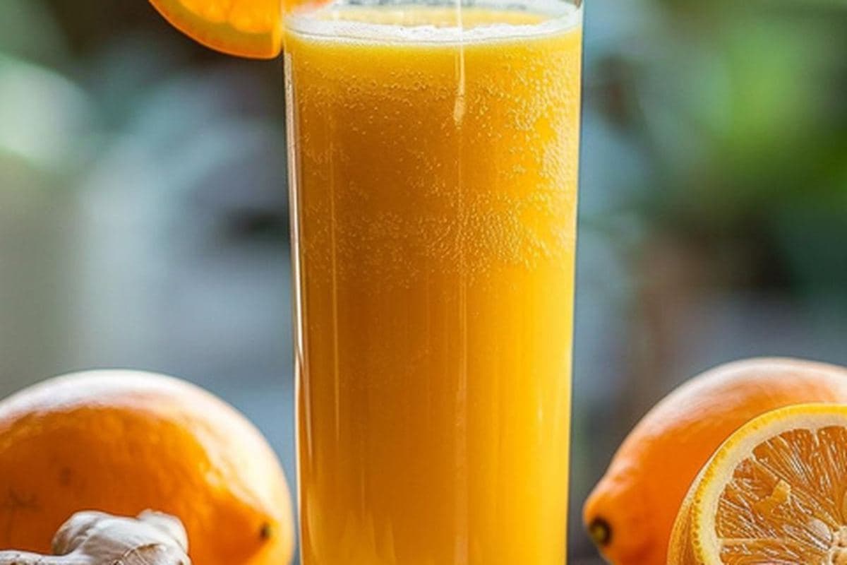 Citrus–Ginger Immunity Juice