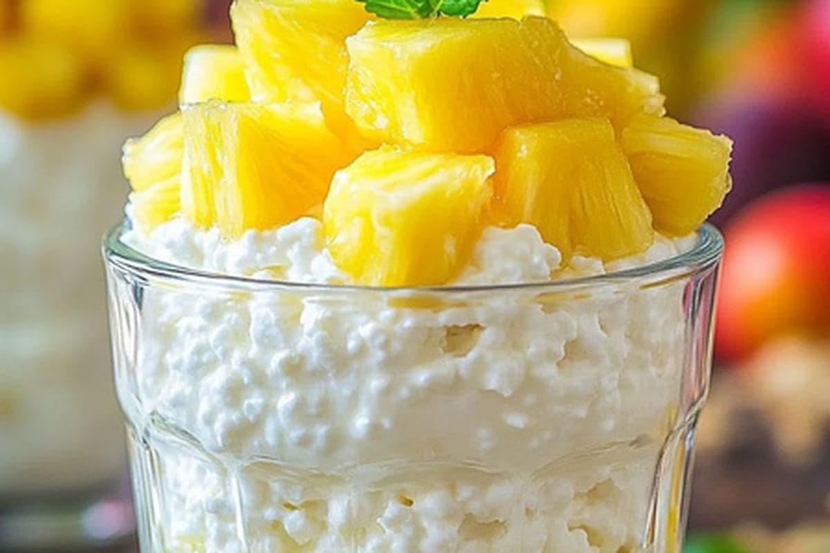 Cottage Cheese & Pineapple Cups