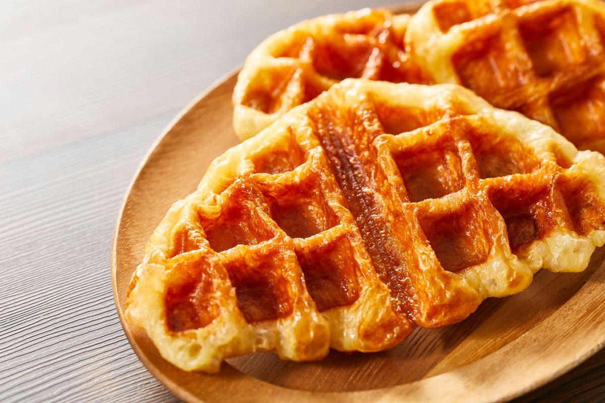 High-Protein Greek Yogurt Waffles