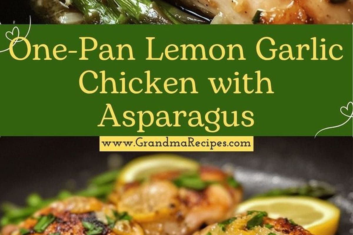 Lemon-Garlic Chicken With Asparagus