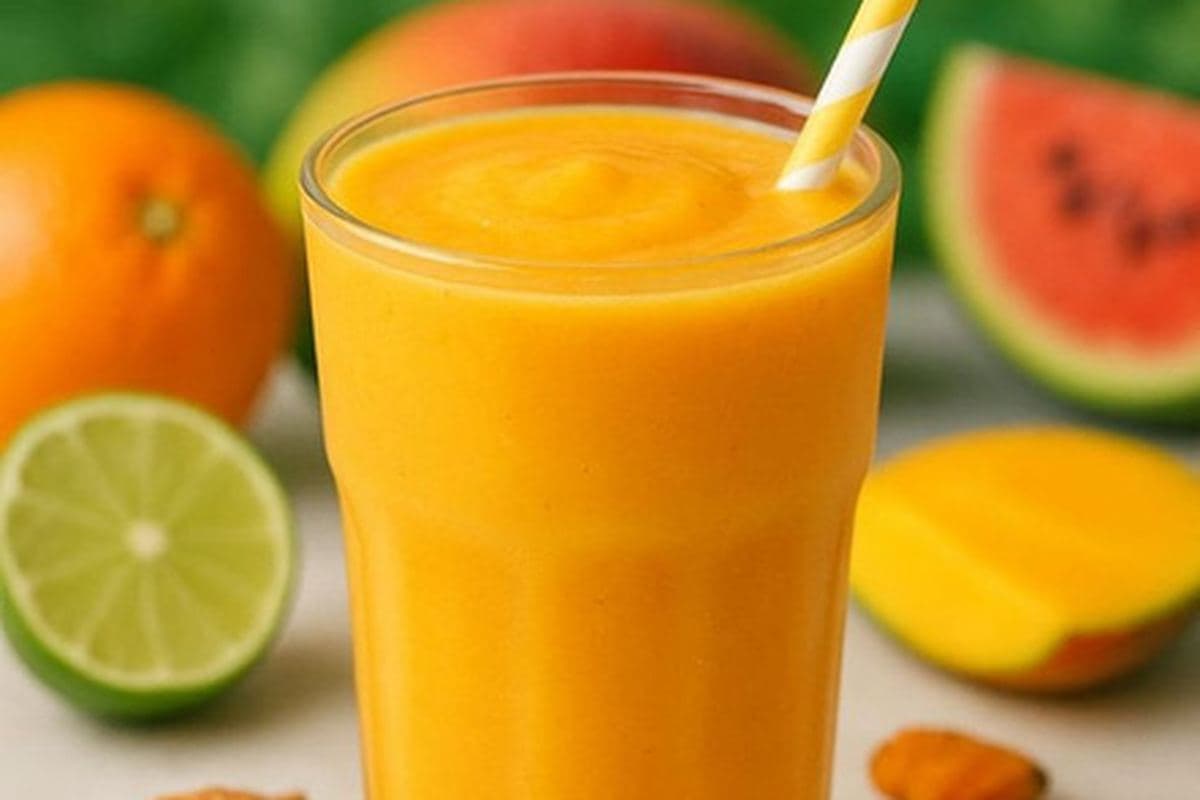 Mango Turmeric Glow Smoothie