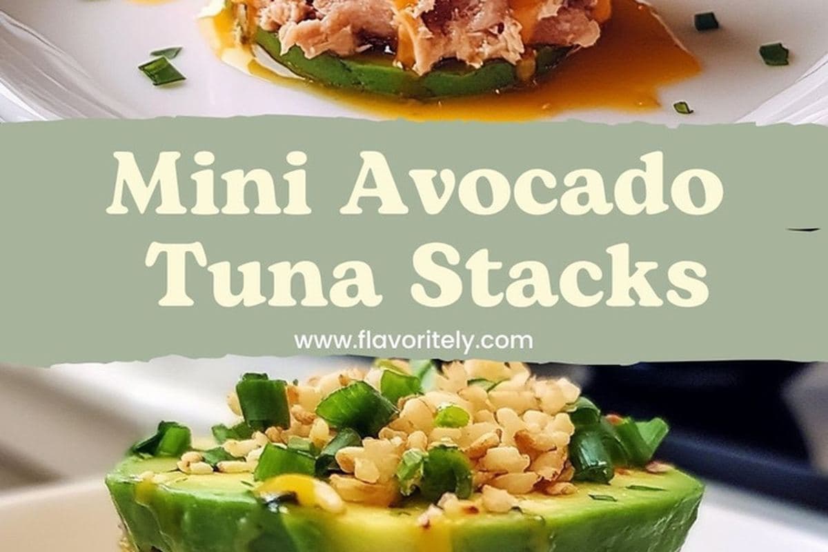 Mini Tuna Avocado Cups