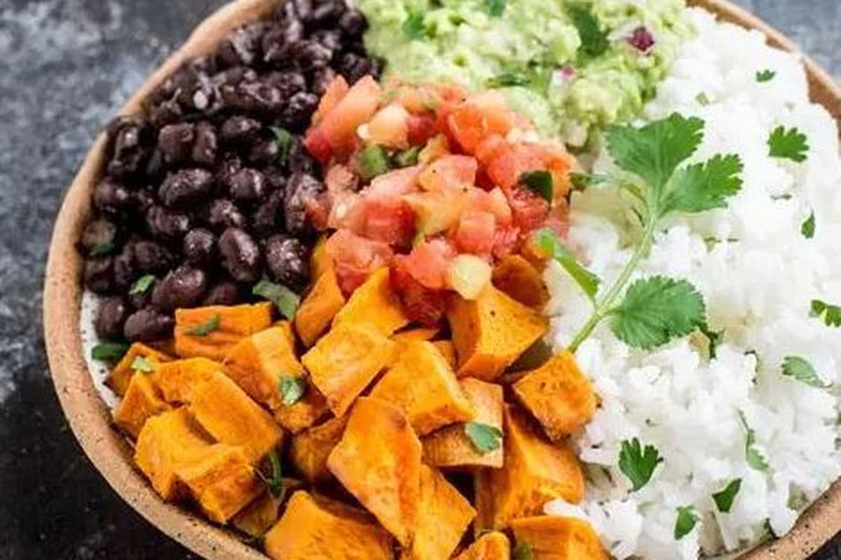 Sweet Potato & Black Bean Burrito Bowl