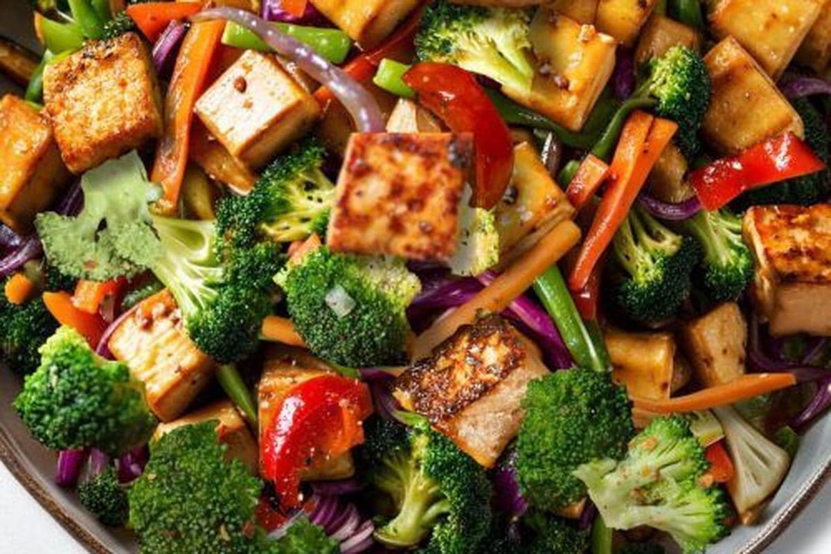 Tofu & Veggie Stir-Fry Bowl