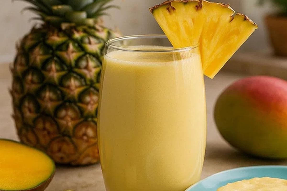Tropical Mango Pineapple Smoothie