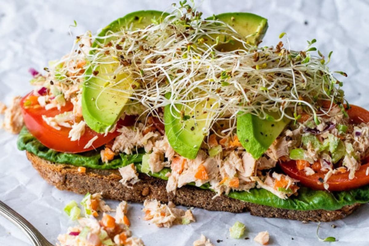 Tuna & Avocado Open Sandwich