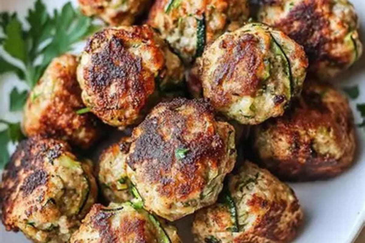 Turkey & Zucchini Meatballs