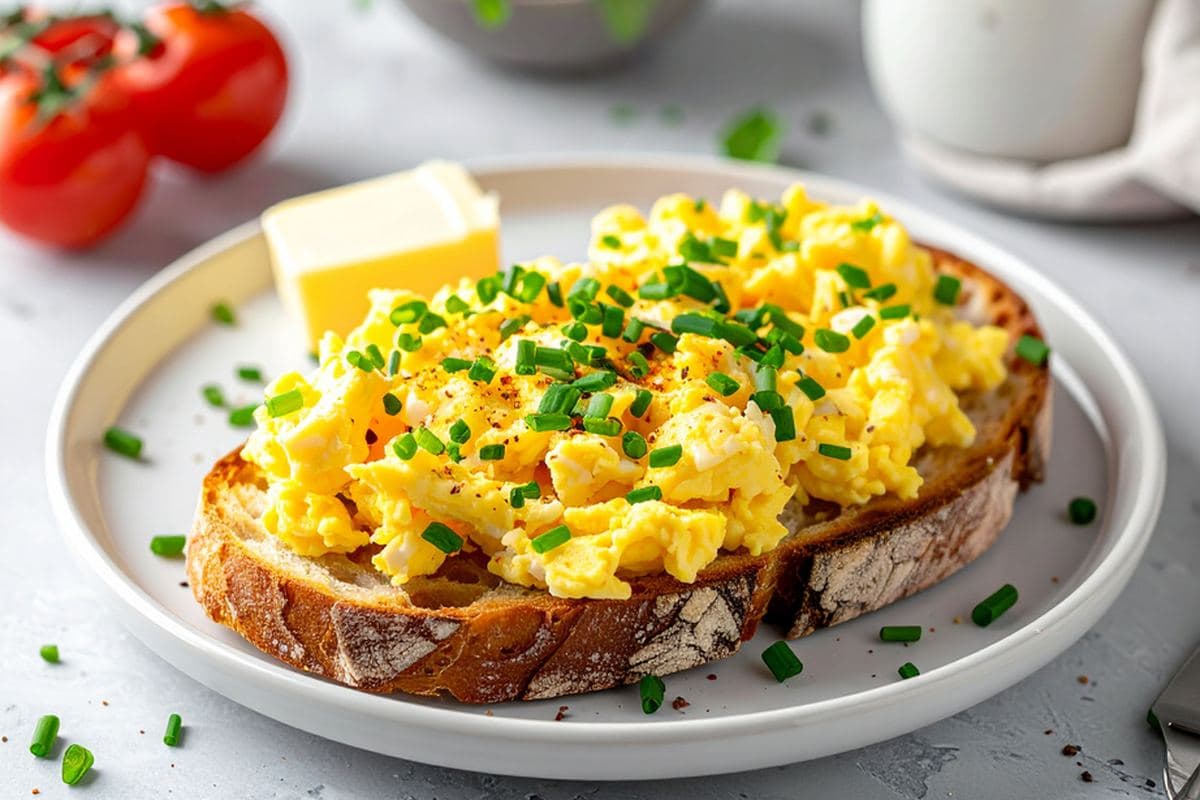 Veggie Egg White Scramble